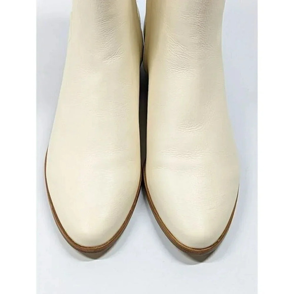 Joie Women's Laleh Ruffle Shell Leather Ankle Booties Size 39.5 EU (MSRP $368) - Picture 6 of 11